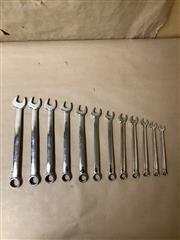 BLUE POINT BLPCWSM712B 12PC 8MM-19MM 12PT METRIC COMBINATION WRENCH SET